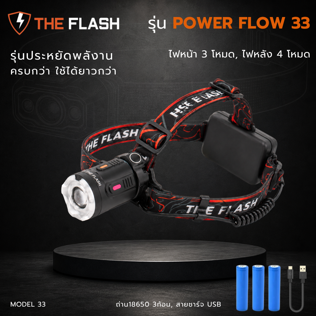 ภาพปก THE FLASH รุ่น 33 Power Flow